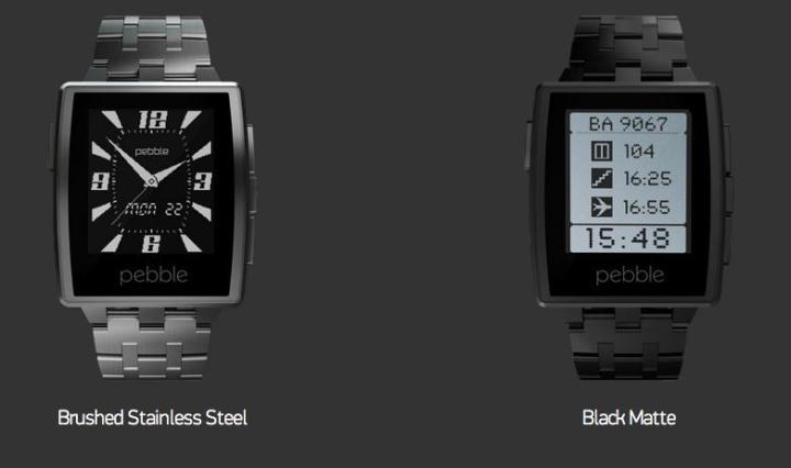 next generation pebble smartwatch unveiled ces 2014 pebblesteelwatch