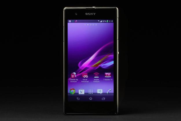 Sony Xperia Z1S review front screen