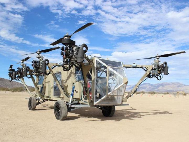 real life transformer drone can switch helicopter truck