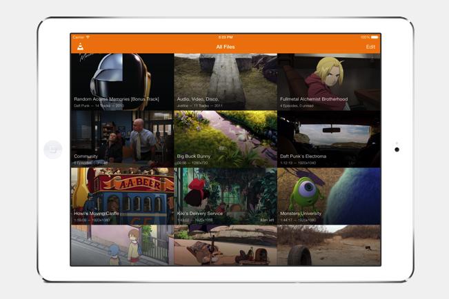 vlc for ios gets big redesign with new interface and features player on ipad
