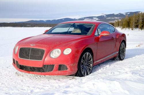 2014 Bentley Continental GT Speed red front angle 3
