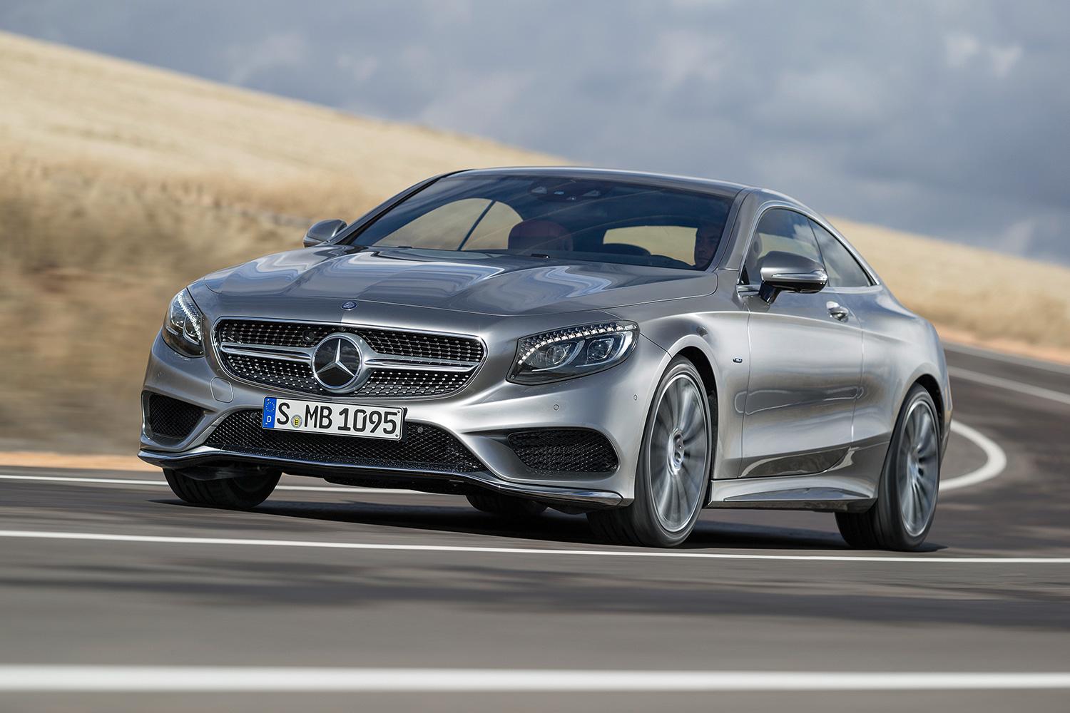 2015 Mercedes S Class Coupe front angle driving