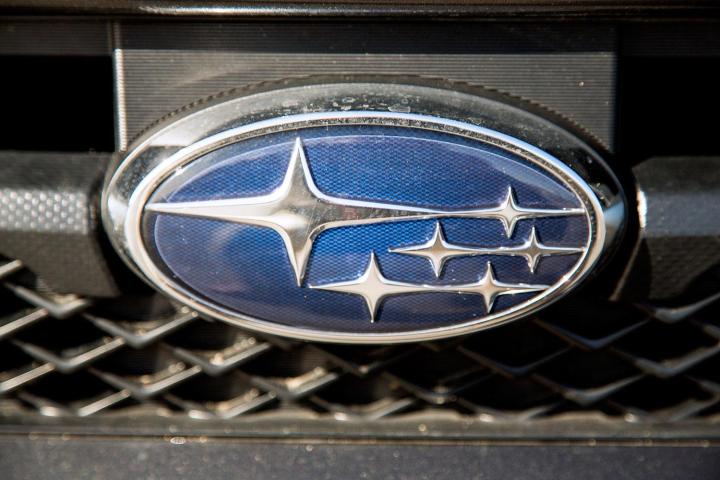 2015 Subaru WRX STI subaru logo front