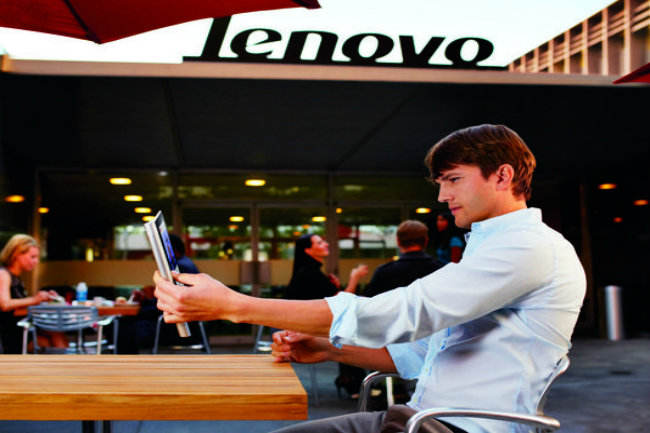 ashton kutcher lenovo team deliver special edition phones later year