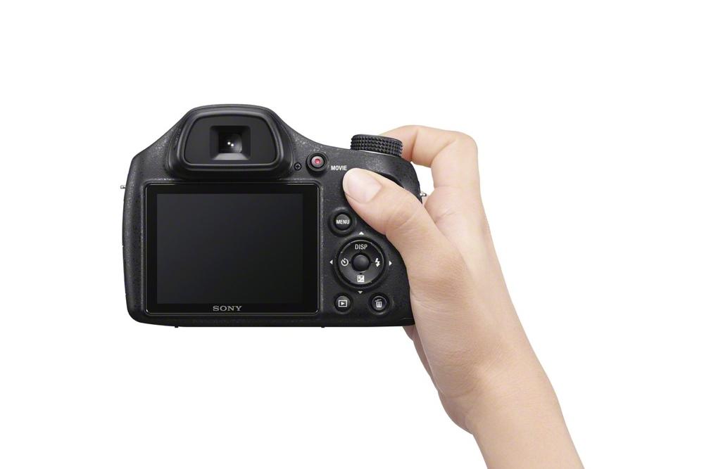 new sony cybershot cameras announced 2014 cp plus dsc h400 shooting rear 1200