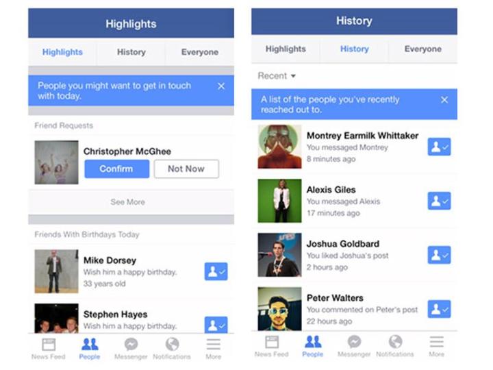 facebook testing new highlights feed