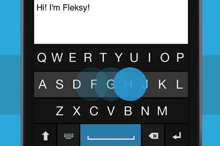 Fleksy Keyboard iOS