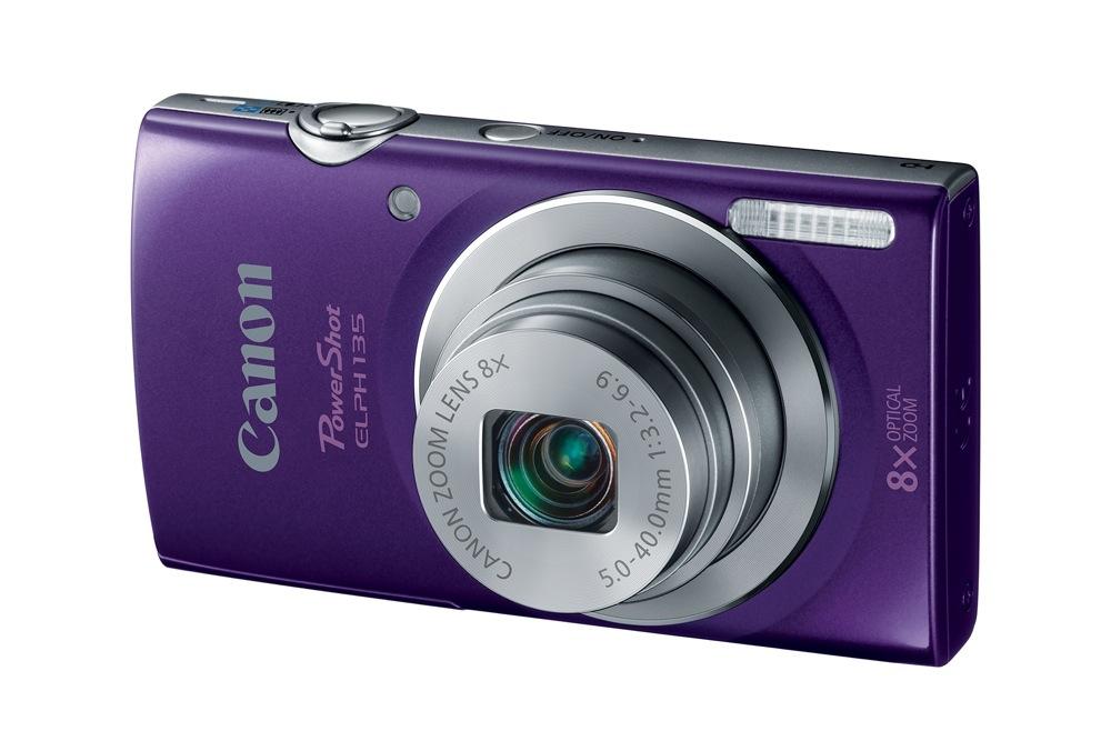 new canon powershot cameras 2014 cp plus camera show hr elph135 purple 3q cl