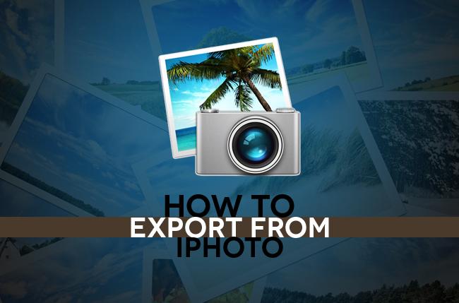 how to export from iphoto