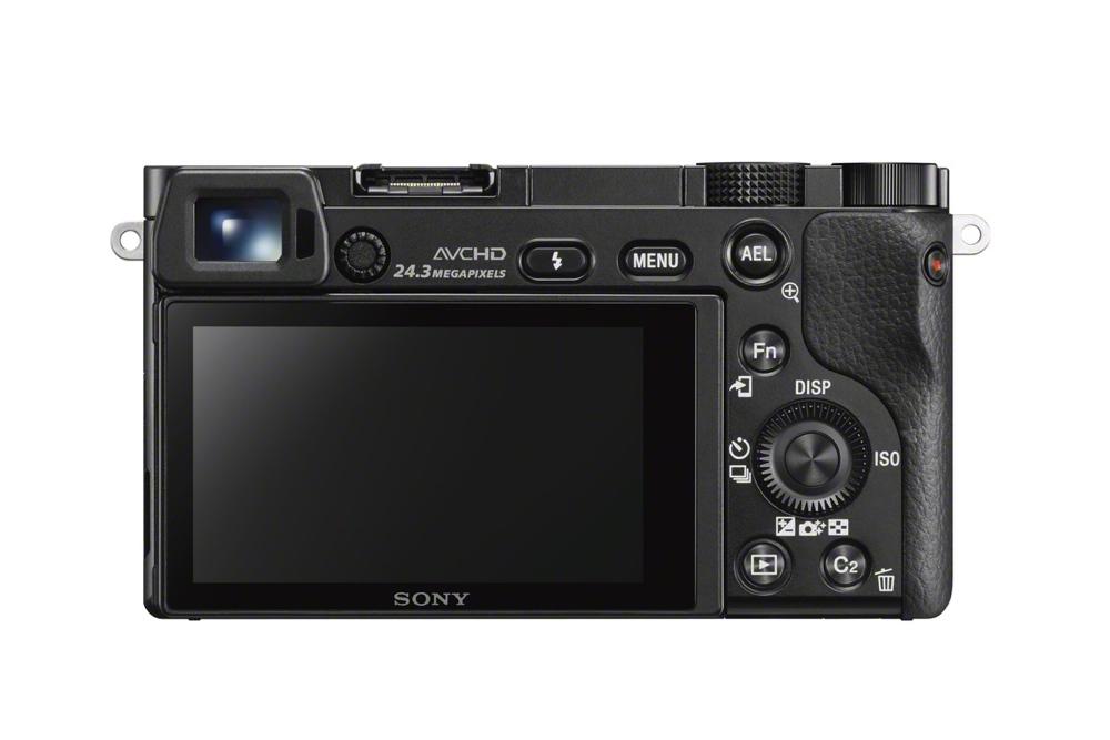 sony unveils alpha a6000 mirrorless camera ilce 6000 rear black 1200