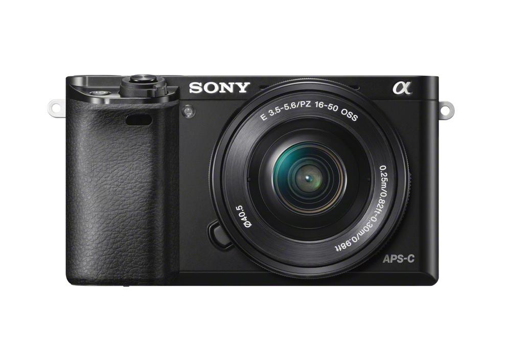 sony unveils alpha a6000 mirrorless camera ilce 6000 wselp1650 front black 1200