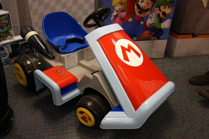 ever wanted drive real life mario kart well now can youre child size ride on