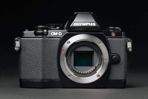 Olympus OM D E M10 front no lens
