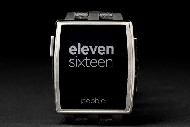 Pebble Steel Watch front screen 6