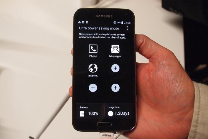 Samsung Galaxy S5 ultra power saving mode