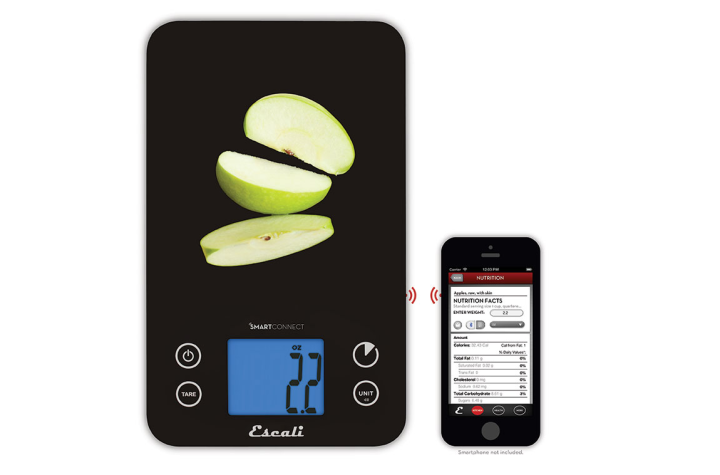 escalis smartconnect kitchen scale estimates nutrients food screen shot 2014 02 05 at 11 53 36 am