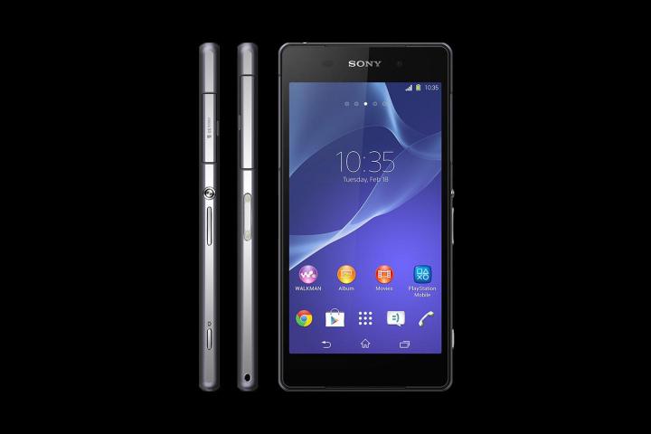 Sony Xperia Z2 front sides