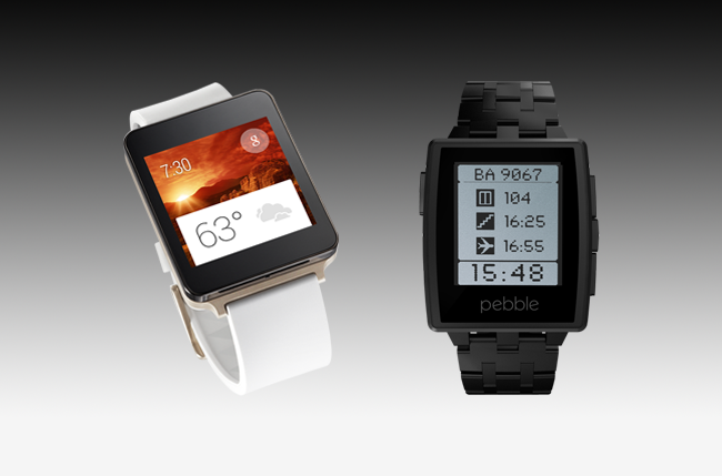 android wear vs pebble