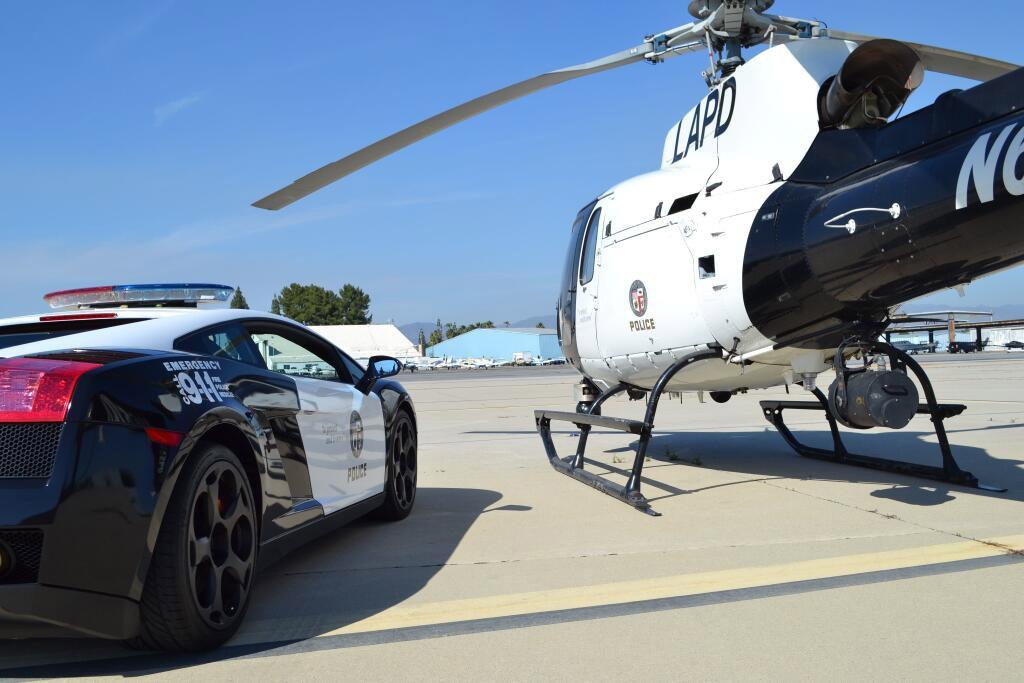 LAPD Lamborghini Gallardo chopper 2