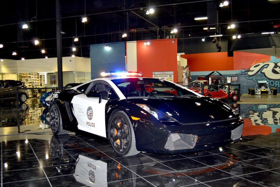 LAPD Lamborghini Gallardo front