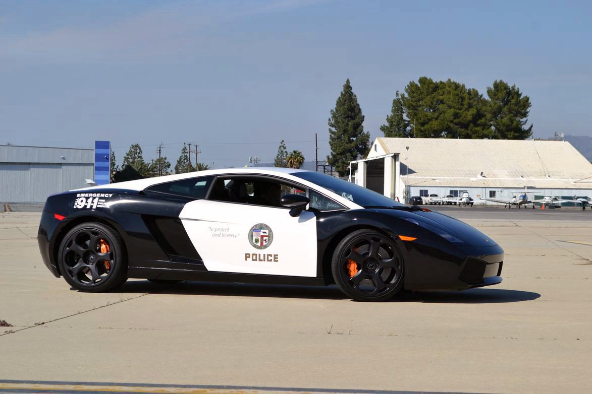 LAPD Lamborghini Gallardo right
