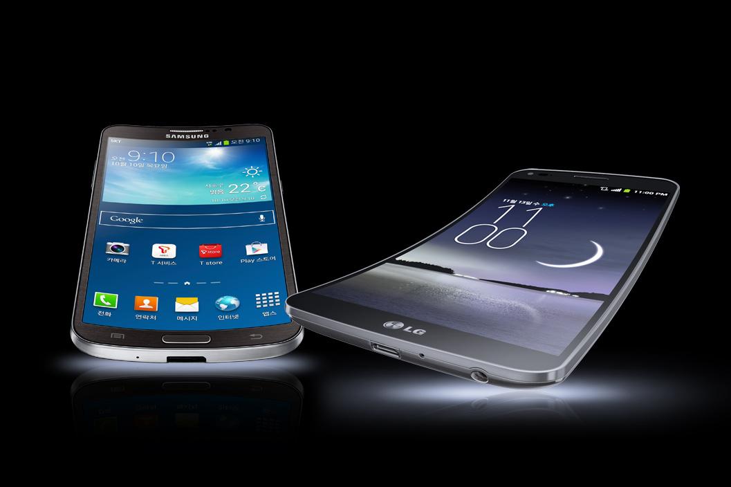 Galaxy Round, G-Flex Samsung et LG lancent les premiers smartphones à écran  incurvé - Challenges