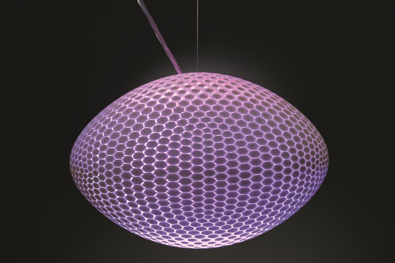 Philips 3D printed hue lamps Luminaires DragonflyPendant Paris