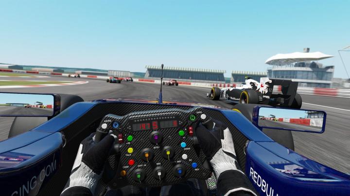project morpheus puts behind wheel cars racing game