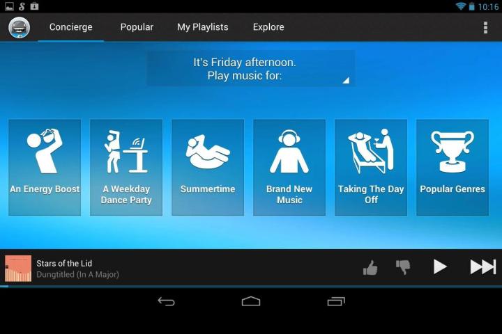 songza and weather channel collab for synced tunes app