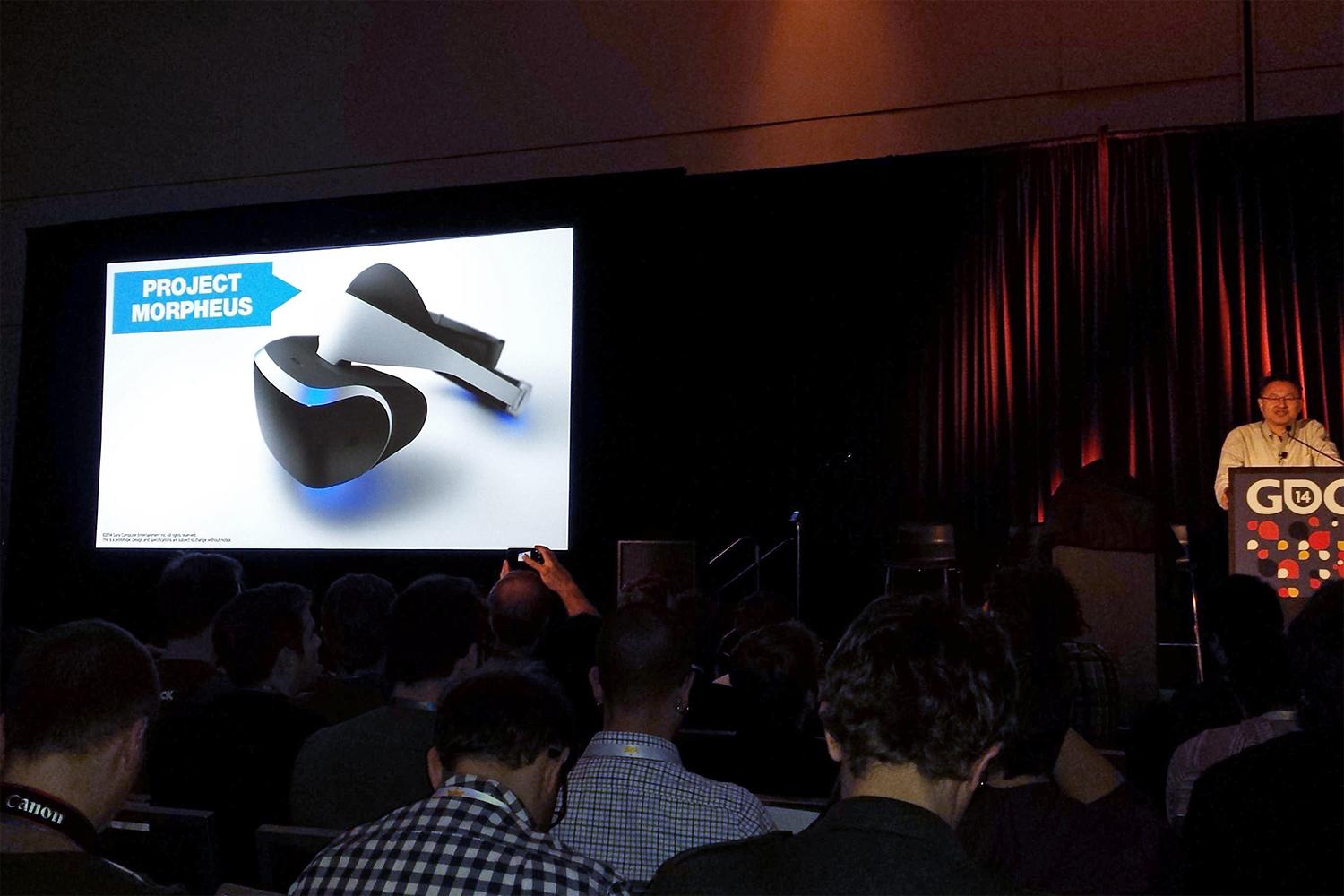 sony unveils virtual reality headset ps4 project morpheus