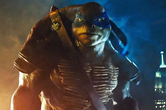 first teenage mutant ninja turtles trailer shows massive turtle