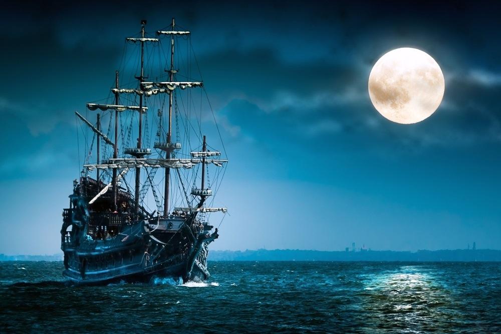 pirate bay announces fake april fools device designed embrace entire mind wallpapermania ship sailing in the moonlight 2560x1