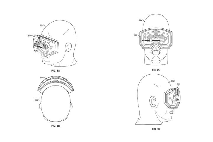 apple video goggles patent headshots