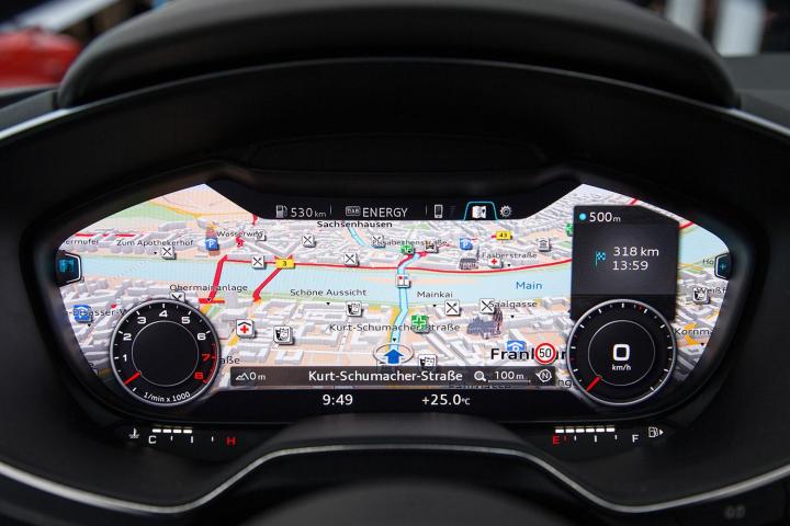 Audi TT virtual cockpit