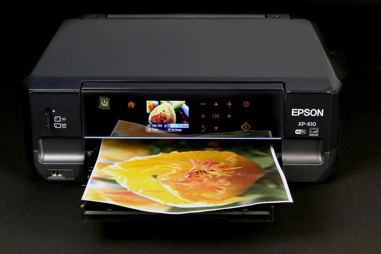 Best Buy: Epson Expression Premium XP-610 Small-in-One Wireless All-In-One  Printer Black/Blue XP-610 - C11CD31201