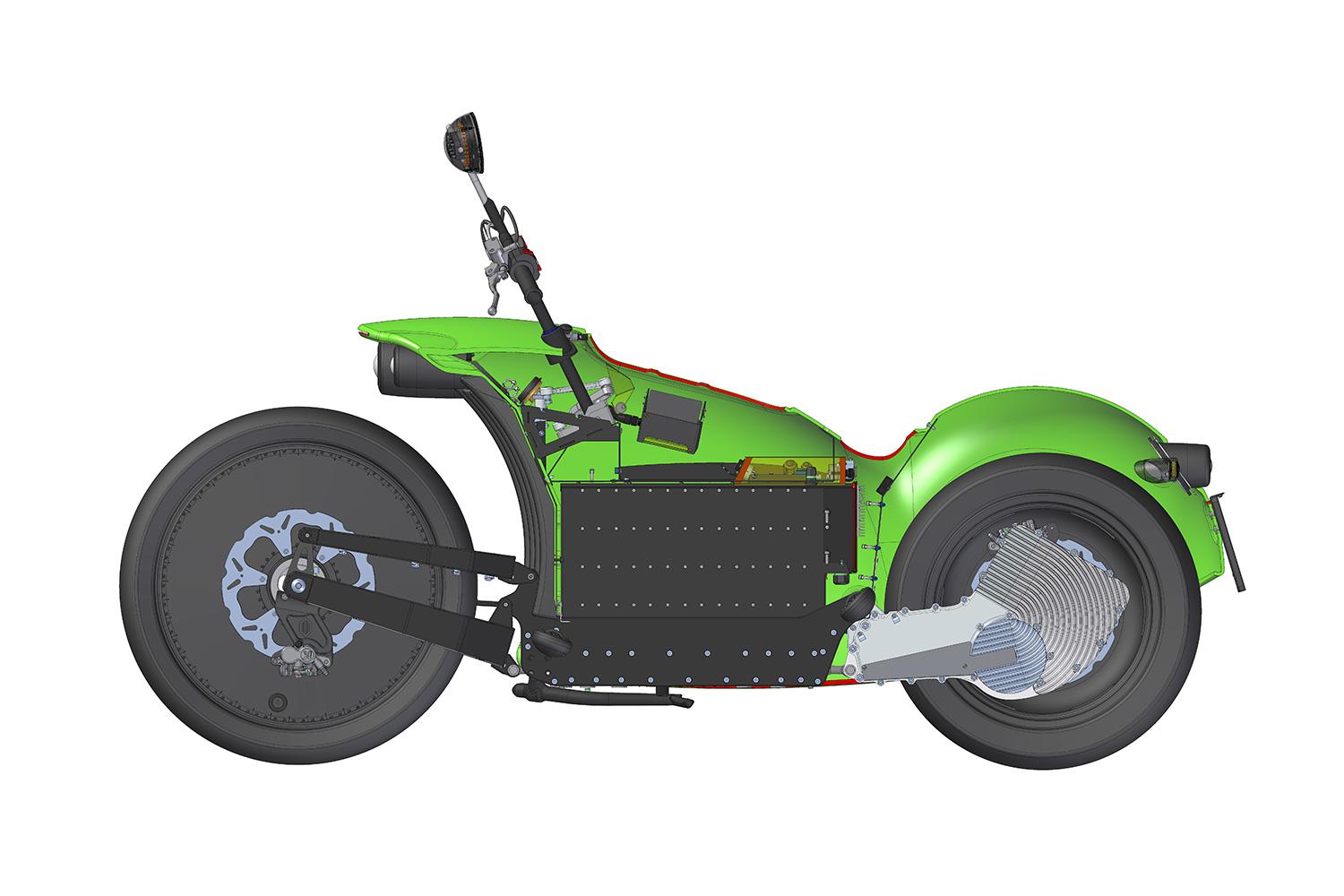 J1 electric motorcycle 