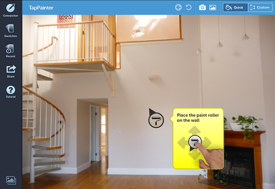 TapPainter Lets you Test Colors With Realistic Virtual Wall Paint