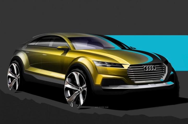 audi tt based crossover concept to debut at 2014 beijing motor show sketch