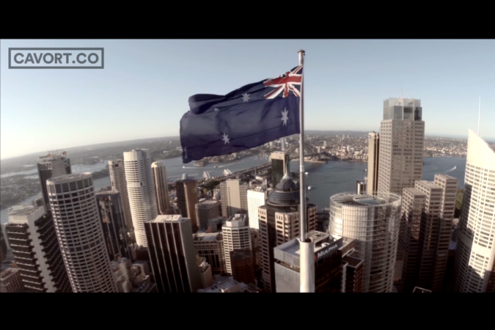 video series takes us drones eye view tour major cities world cavort spy sydney screenshot