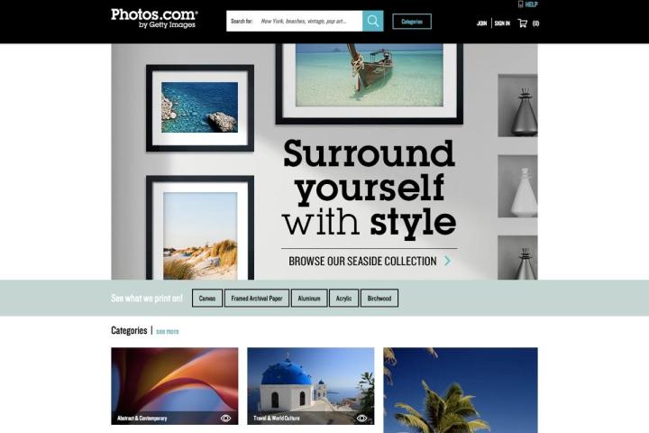 getty images launches photos com dot frontpage