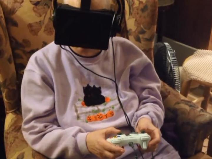 dying grandmother takes one last walk outside oculus rift