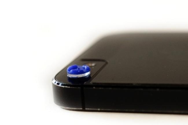 turn smartphone microscope tiny accessory lens micro phone 2