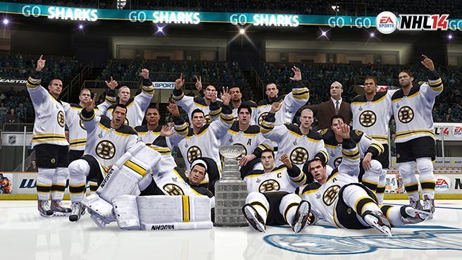 ea sports nhl 14 crowns new stanley cup champ