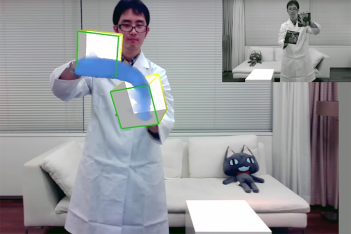 sony shows experiments ps4 augmented reality