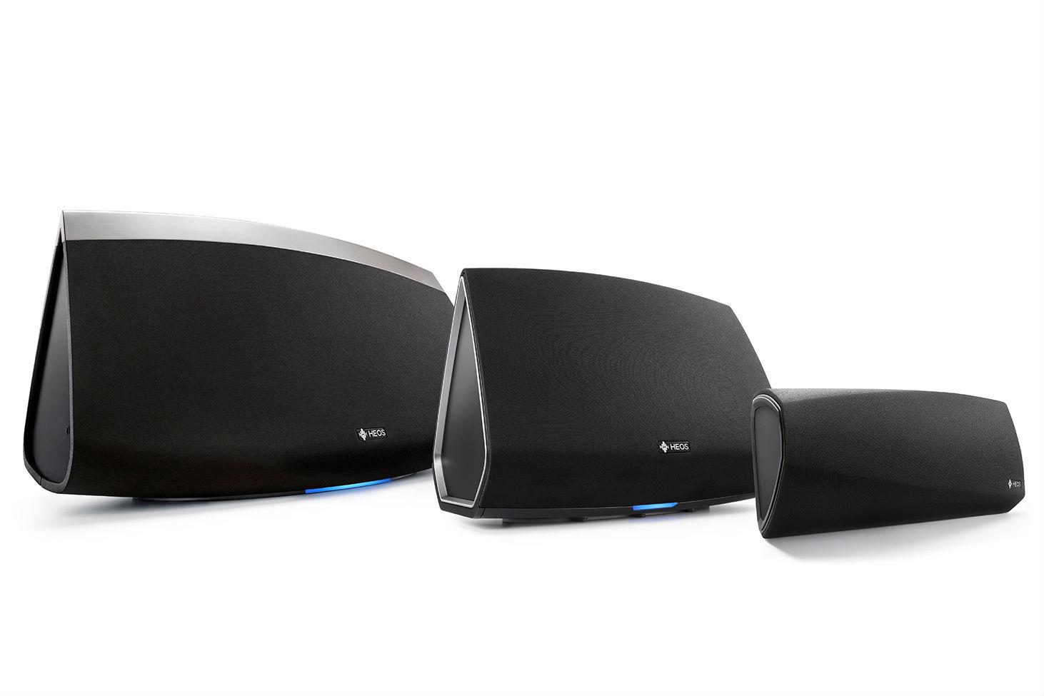 denon takes sonos new heos wireless speaker series 131109 7 5 3 familyshot edit