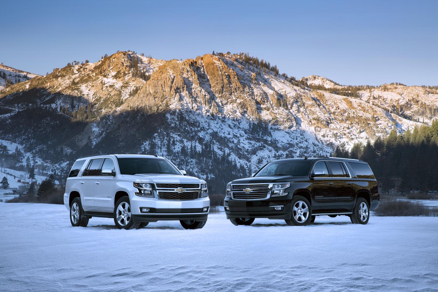 2015 Chevrolet Suburban and Tahoe