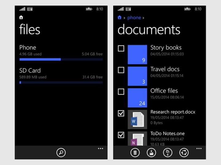 microsoft releases files app windows phone 8 1