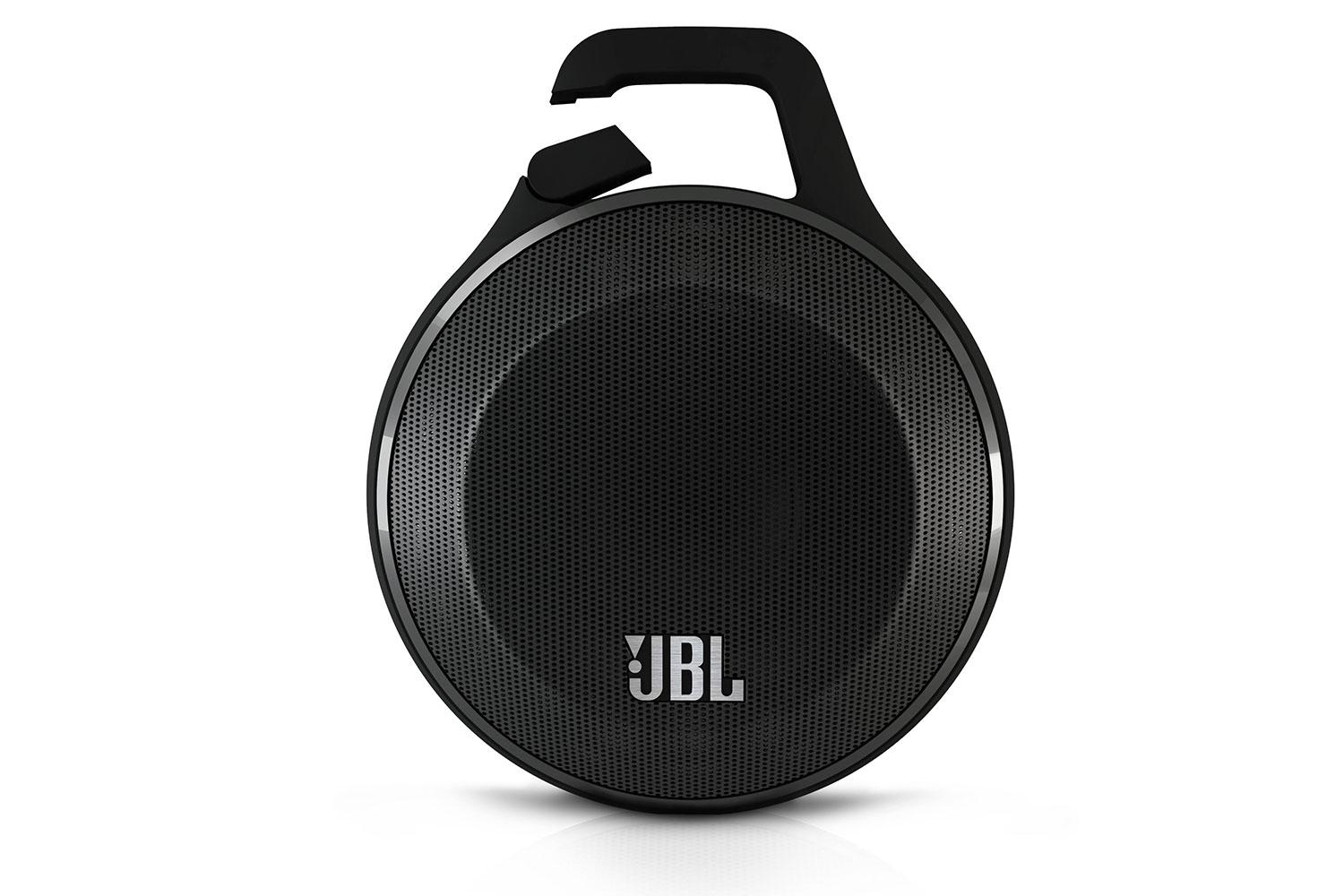 jbl clip portable speaker may best use carabiner outside rock climbing yet front view  press
