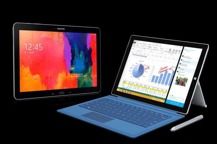 Microsoft Surface Pro 3 vs. Samsung Galaxy Note Pro 12.2