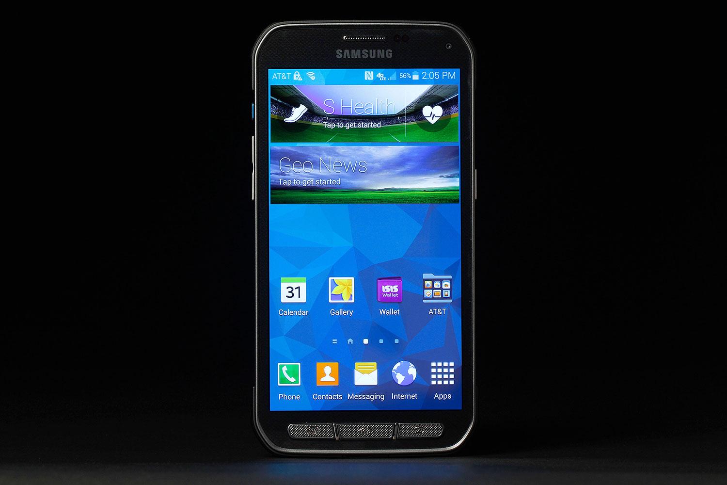 Samsung Galaxy S5 Active home screen